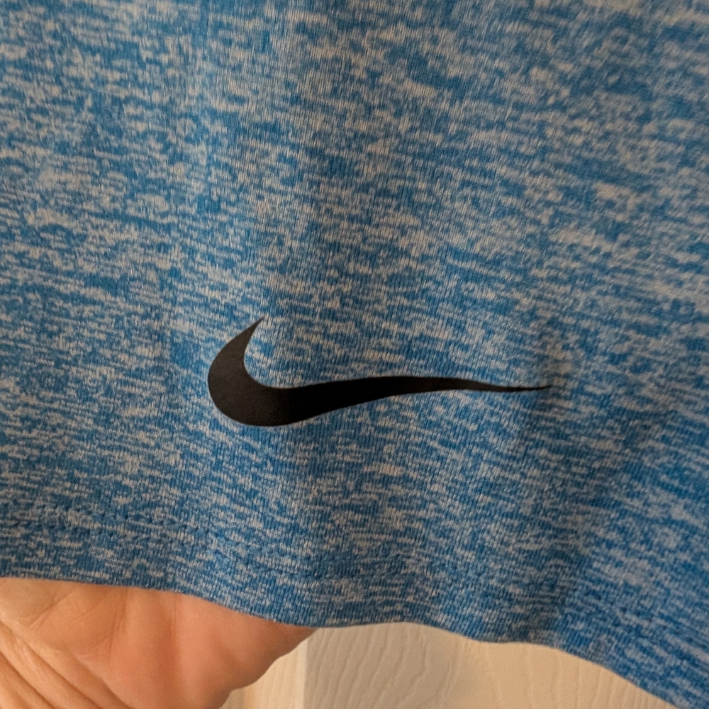 Nike Legend Dri-Fit Training Pullover Hoodie in Blue Heather Women's Size Small - Picture 3 of 5